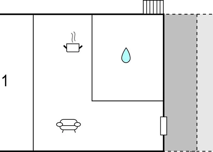 1 Bedroom Cozy In